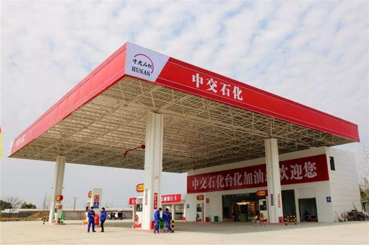 偃师加油站钢结构网架案例6